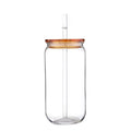 16oz Colorful Lid Transpare Plastic Cup with Lids And Straws Replacement Lids for Can Shaped  Iced Coffee Cups Cute Tumbler Cup