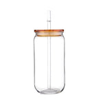 16oz Colorful Lid Transpare Plastic Cup with Lids And Straws Replacement Lids for Can Shaped  Iced Coffee Cups Cute Tumbler Cup