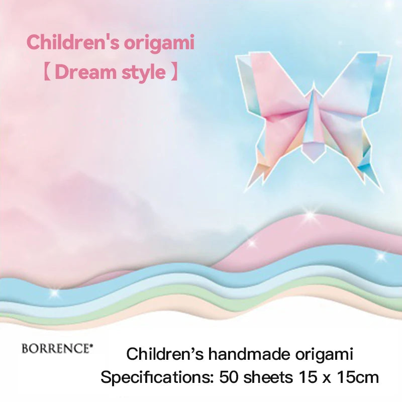 50pcs Creative Square Star Sky Constellations Origami Paper Kid DIY Handmade Double-sided Coloring Fold Craft Paper Art Gift