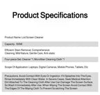 Screen Cleaner Spray Kit with Microfiber Cloth Anti-Fingerprint Polish Coating for Phone Tablet Camera Screen Cleaning Protectio