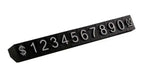 10pcs 9x6mm Adjustable Dollars Number Stand Watch Labels Cube Price Tags