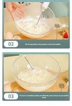Egg Beater Handheld Electric Milk Frother Maker Drink Foamer Mixer Coffee Creamer Whisk Frothy Stirring Home Kitchen Gadgets