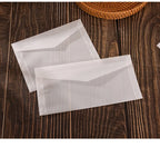50pcs/lot Translucent Envelopes for Wedding Invitation European Style Sulfuric Acid Paper Envelope Business Storage Bag Envelope