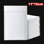 60/10Pcs White Bubble Envelopes Bag Adhesive Waterproof Foam Self Seal Packaging Bags With Bubble Mailing Bag Organizer Supplies