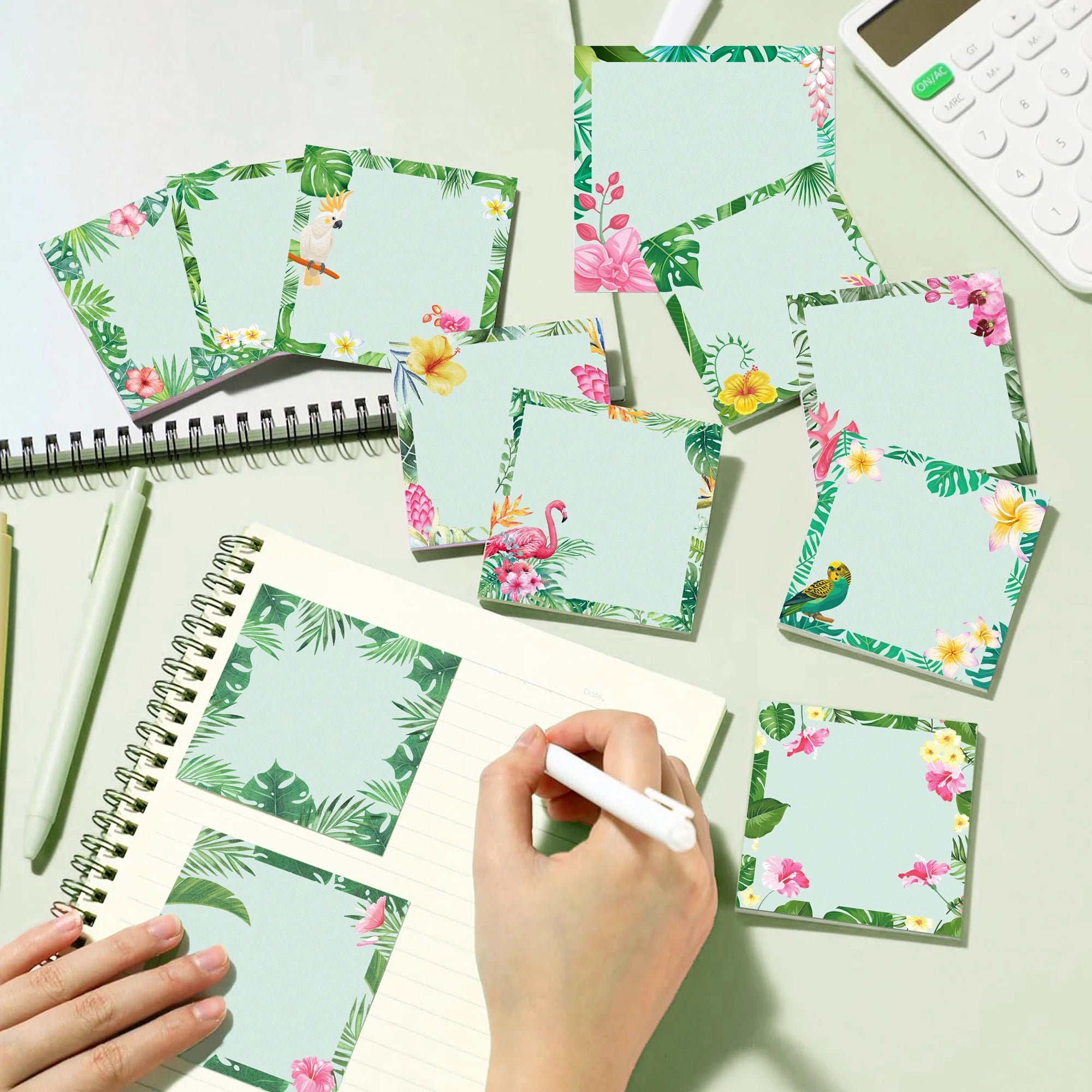 12/24pcs Cute Animals Sticky Notes Set, Refrigerator Memo Pads,Self-Stick Dog Cat Notes Pads for Home Office Gifts Supplies