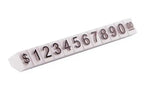 10pcs 9x6mm Adjustable Dollars Number Stand Watch Labels Cube Price Tags