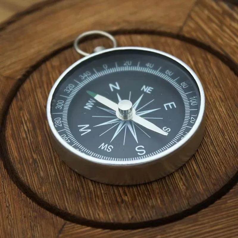 G44 Compass Keychain Pendant Aluminum Alloy Metal Material Portable Gift Mini Pocket Outdoor Adventure Travel Compass