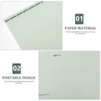 5Pcs Hanging File Folder Set Heavy Duty Metal Reinforced Receipts Organizer Portable Office School Home Bills Holder Document