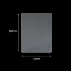 50/1Pcs Transparent Card Sleeve with Protective Film Clear Card Holder Idol Photo Game Baseball Card Holders Cover 35PT 3"x4"