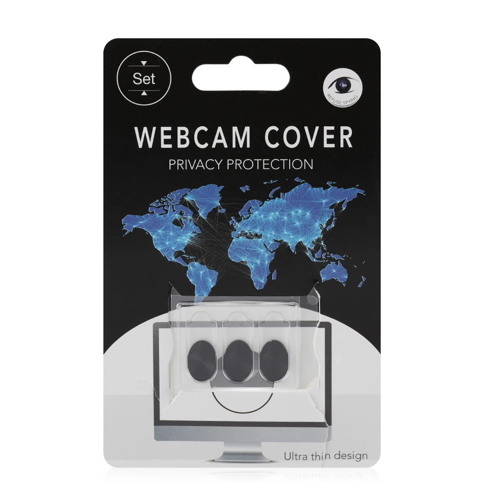 3Pcs/Pack Webcam Cover Slider Shutter Multiple Styles Universal Privacy Security Camera Sticker For Laptop Phone Tablet Computer