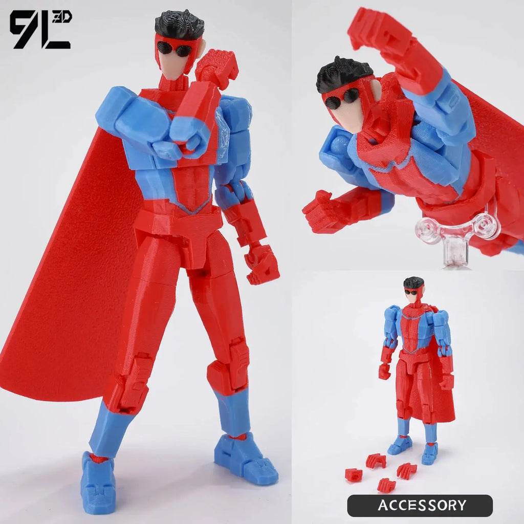 9L3D Printe Dummy13 T13 Unbeatable Mark Grayson Bulletproof Mark Grayson Action Figure Anime Collectible Model Toy For Kids Gift