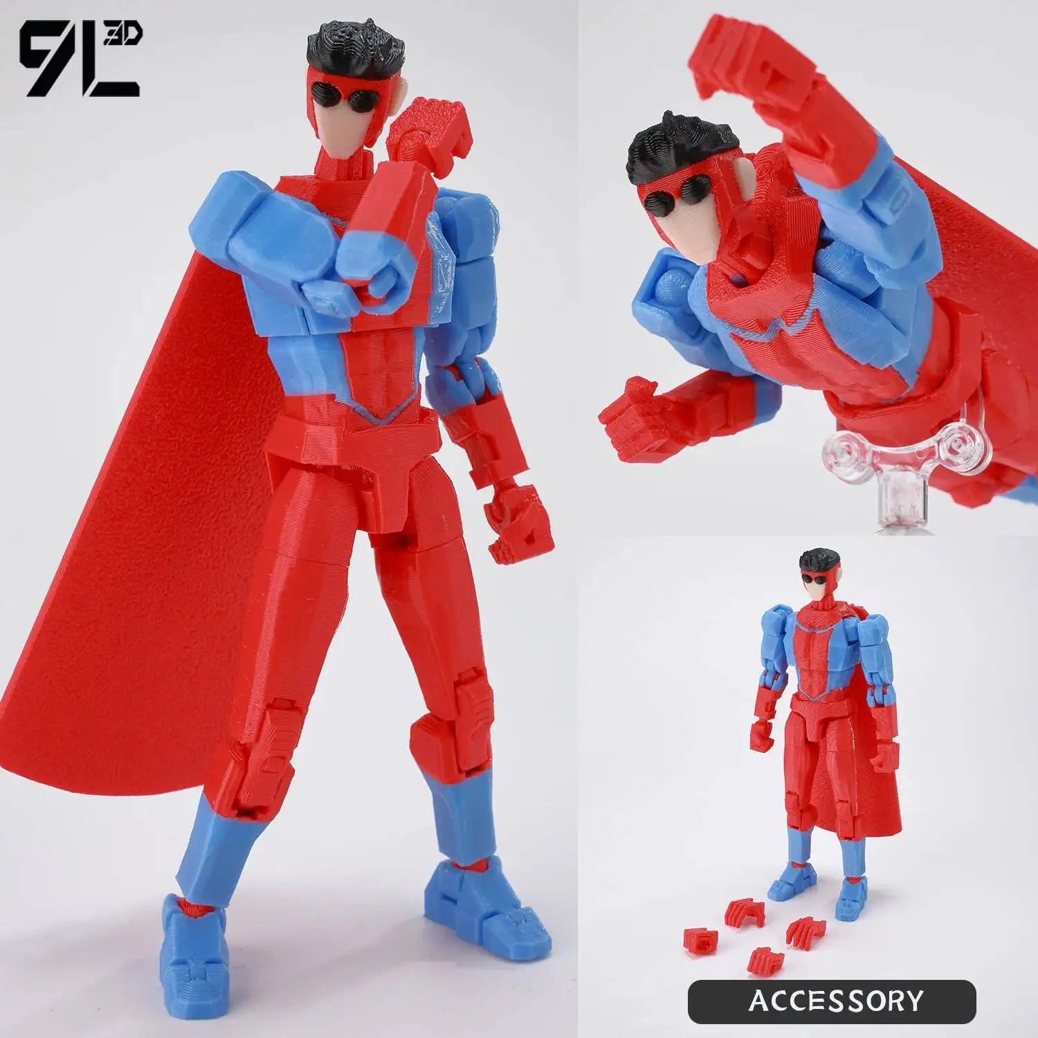 9L3D Printe Dummy13 T13 Unbeatable Mark Grayson Bulletproof Mark Grayson Action Figure Anime Collectible Model Toy For Kids Gift
