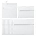 24Pcs A2 Envelopes Self Seal 110gsm Paper Invitation Envelopes for Postcard Wedding Greeting Cards Photos Announcement Mailing