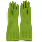 New Kitchen Cleaning Latex Dish Washing Gloves Rubber Thickened and Lengthened Household Laundry Gloves