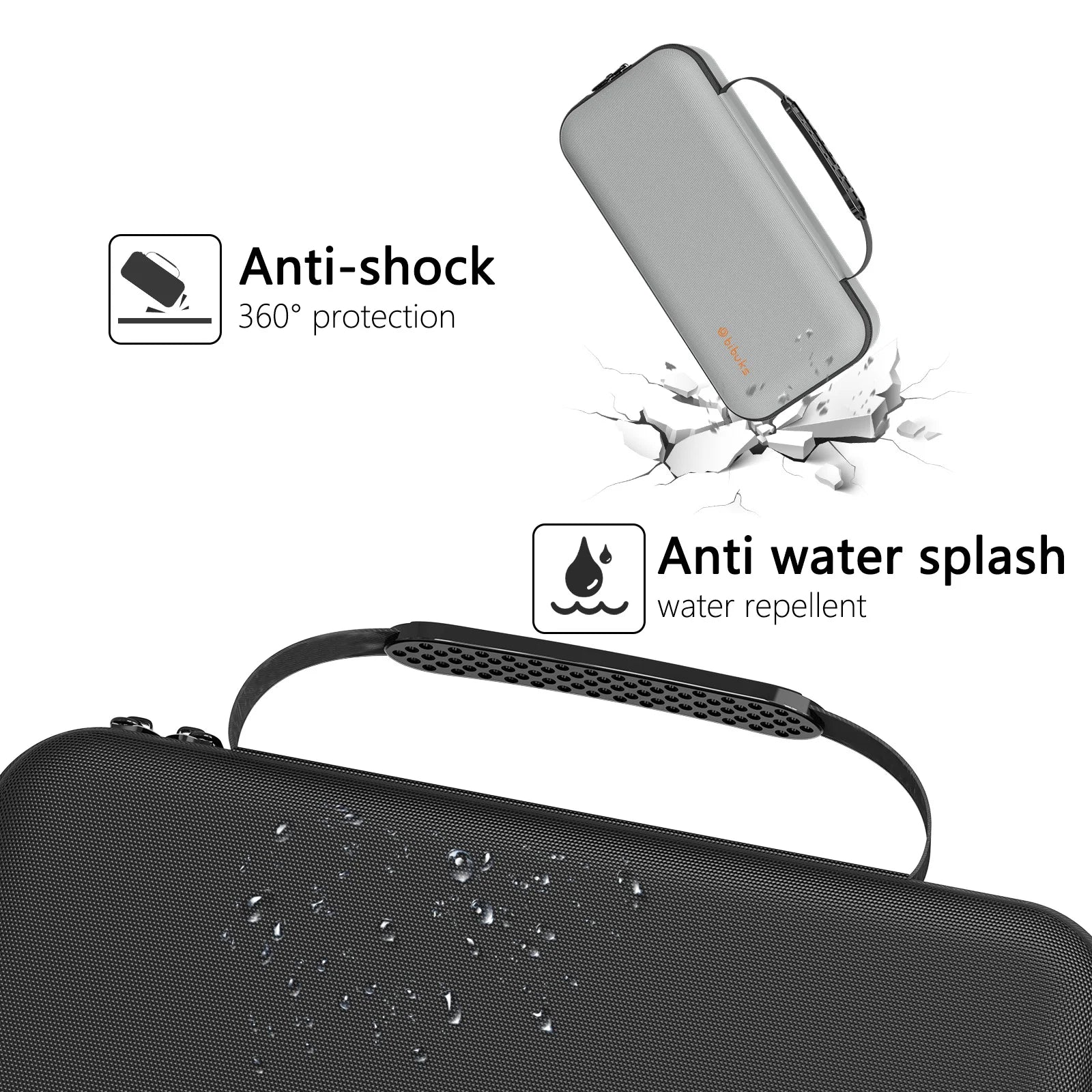 Carrying Case for Apple Mac Mini M4/M4 Pro Computer Host Storage Portable Bag Keyboard Organizer Accessories Protective Hard Cas