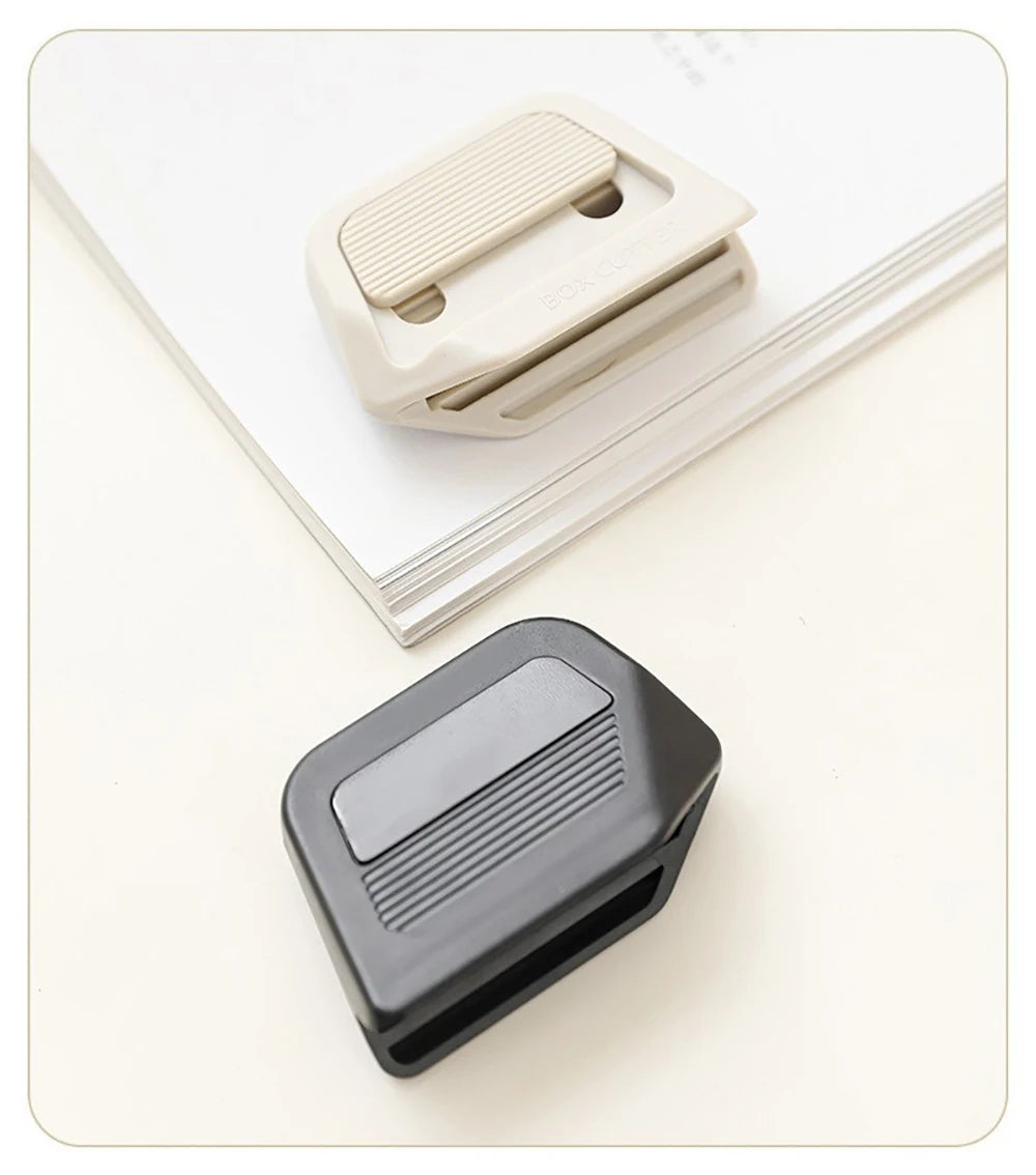 Automatic Retractable Box Cutter Office Supply Stationery Knife School Supplies Letter Opener Cutters Desk Pretty Envelope Paper