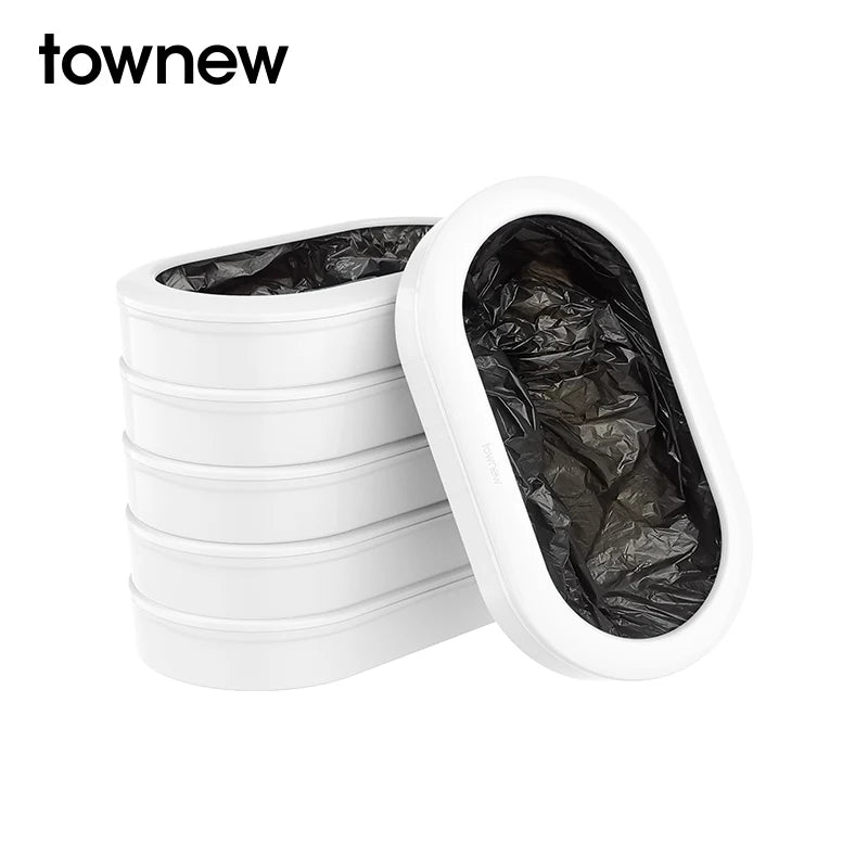 Townew T1 T1S Black/White T1X T AIR Recyclable Refill Ring Replacement Cassettes Garbage Bags For Smart Trash Can