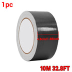 Black Super Adhesive Fabric Duct Tape Electric bicycle seat repair tarpaulin repair Black Cloth-based Adhesive Tape Packing tape