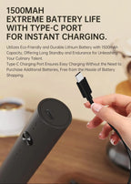 Wireless Electric Mini Milk Frother Coffee Whisk Portable Egg Beater Blender Kitchen Cooking Stirrer Cappuccino Coffee Maker