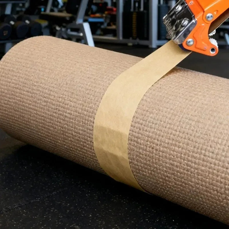 Self Adhesive Kraft Paper Tapes Waterproof Tearable Shipping Packaging Tape Home Office Industrial Painting Framing Fixed Tape