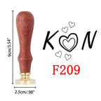 Custom Wax Seal Stamp and Wooden Handle set, For Wedding Invitation, Multiple Designs, Personalized Logo Wax Stamp, Initial Wax