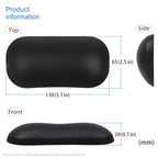 EXCO Ergonomic Silicone Mouse Wrist Rest Support Pad Leather Surface Cushion for Computer Laptop Office Home Gaming Pain Relief
