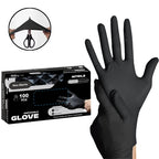 Portable Black Composite Nitrile Rubber High-Elasticity Disposable Gloves Food Work Latex Gloves Cleaning Waterproof Gloves