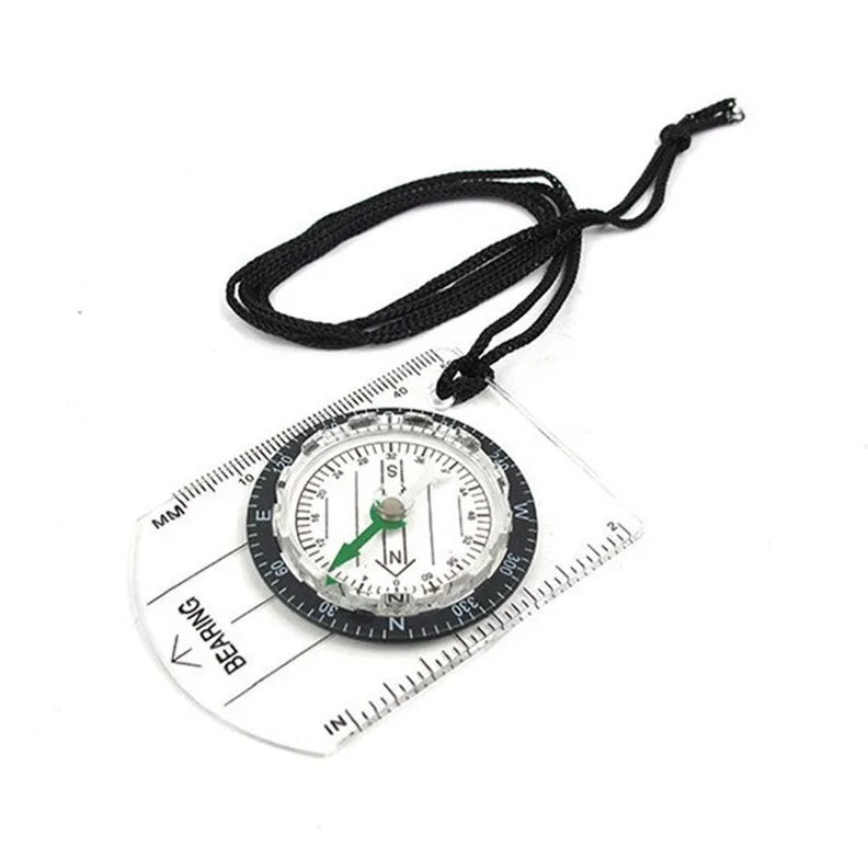Professional Multifunctional Outdoor Survival Compass with Map Scale & Ruler