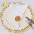 Set of 6 Cotton Dinner Cloth Napkins 30x45cm Soft Washable Perfect for Weddings Parties Christmas Birthdays and Family Gathering