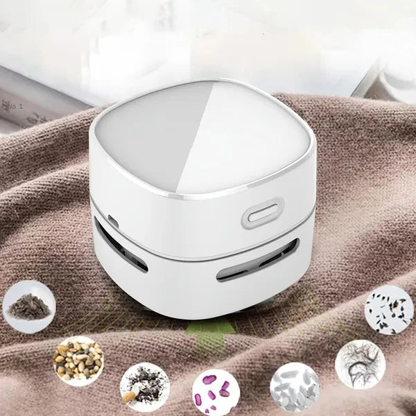 Handheld Mini Desktop Vacuum Desktop Cleaner  Cleaning  Energy Saving 360 Degree Rotation For Keyboard Home Office School
