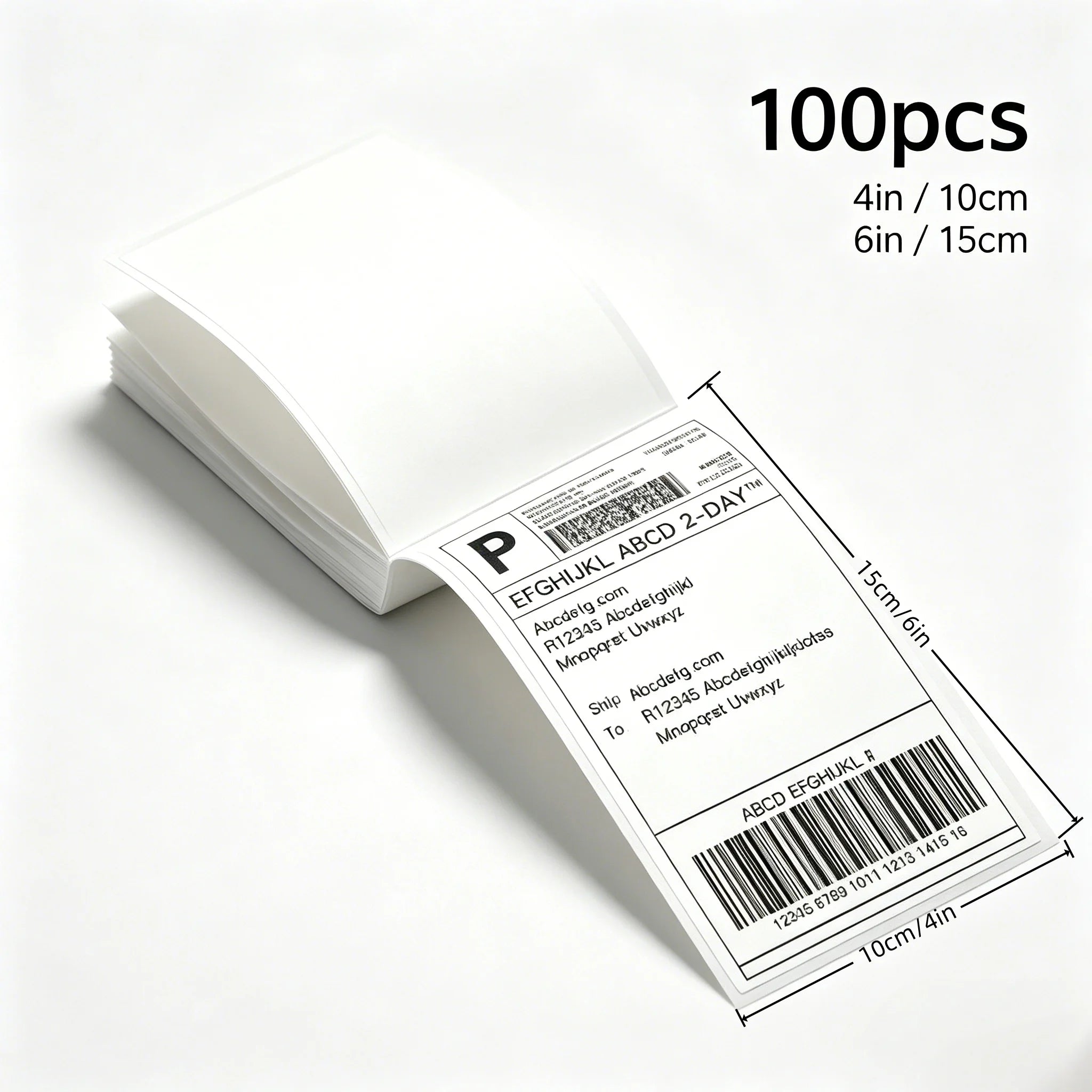 500/350 sheets 4 inch x 6 inch thermal label paper 100 x 150 mm self-adhesive stickers, suitable for thermal shipping labels DHL