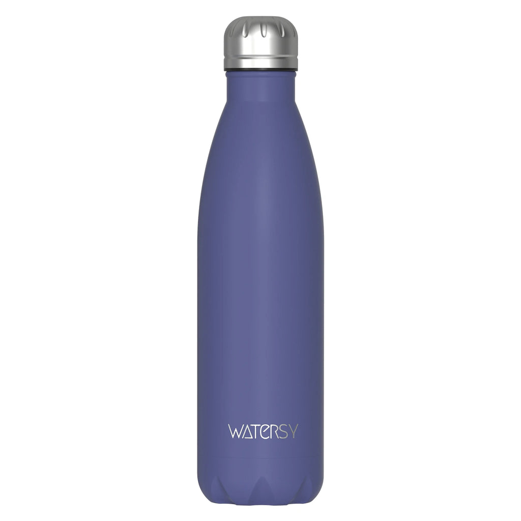 WATERSY 500ml Stainless Steel Water Bottle Insulated Vacuum Flask Double Wall Thermal Cup Keep Cold Hot Sports Kettle