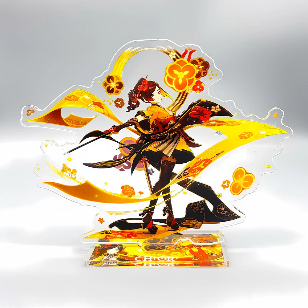 Odette Lohen Flins Durin Mavuika Columbina Xiao Arlecchino Acrylic Anime Model Furina Collect Desktop Decoration Keychains Gift