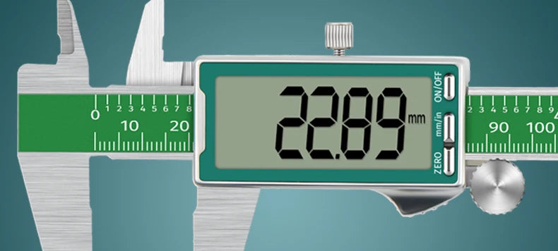 6inch Full Screen Digital Caliper Stainless Steel Metal Caliper 150mm LCD Large Screen Electronic Vernier Caliper Measuring Tool