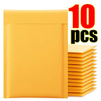 Yellow Kraft Bubble Envelopes Bag Waterproof Self Seal Packing Bag Mailers Shipping Envelope Adhesive Pouch Storage Organizer