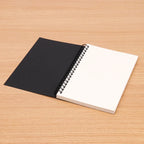 A5/A6 Spiral Sketchbook Blank Notebook 50 Sheets Kraft Paper Hardcover for Students Graffiti/Painting School Stationery Supplies