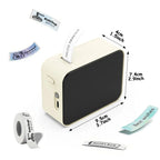 MarkLife M1 Mini Portable Thermal Printer Wireless Bluetooth-compatible Label Tag for Home Office Labeling Sticker Machine
