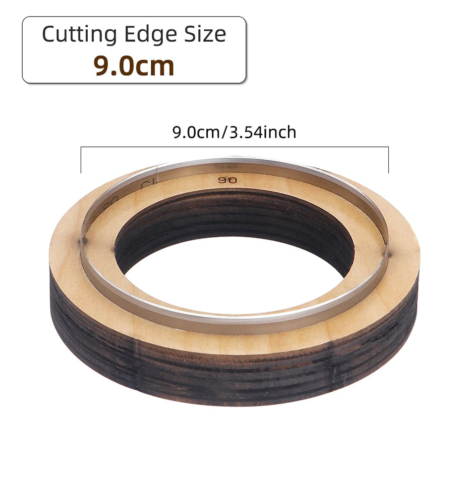 QJH Big Size Hollow Round Hole Punch, High Carbon Steel Round Leather Cutting Dies for DIY Leather Crafts (5 6 7 8 9 10 11 12cm)