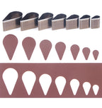 7Pcs Leather Die Cutter Hollow Punching Tool Cutting Mold Punching Die Set for Handmade DIY Leather Craft 20/25/30/35/40/45/50mm
