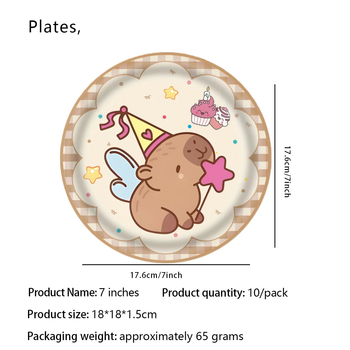 Birthday Decoration Capybara Birthday Invitation Card Cup Tablecloth Plate Napkin Poster Baby Shower Birthday Girl Party Favors