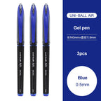 3/6pcs Japan Uniball Gel Pen AIR Straight Liquid Signature Pen UBA-188 Black Technology 0.5/0.7mm Free Writing School Supplies
