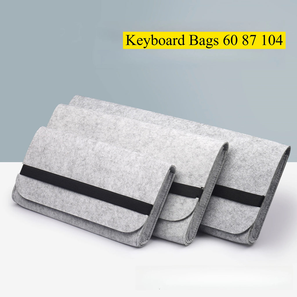 Keyboard Bags Keyboard Storage Case 60 87 104 Keys Storage Pouches Keyboard Bags Compatible with Mechanical Keyboards