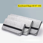 Keyboard Bags Keyboard Storage Case 60 87 104 Keys Storage Pouches Keyboard Bags Compatible with Mechanical Keyboards