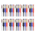 4-40Pcs White/Black/Blue/Red 45mm Deep Hole Marker Pens Long Nib Head Carpenter Pen Waterproof for Measuring Woodworking Office