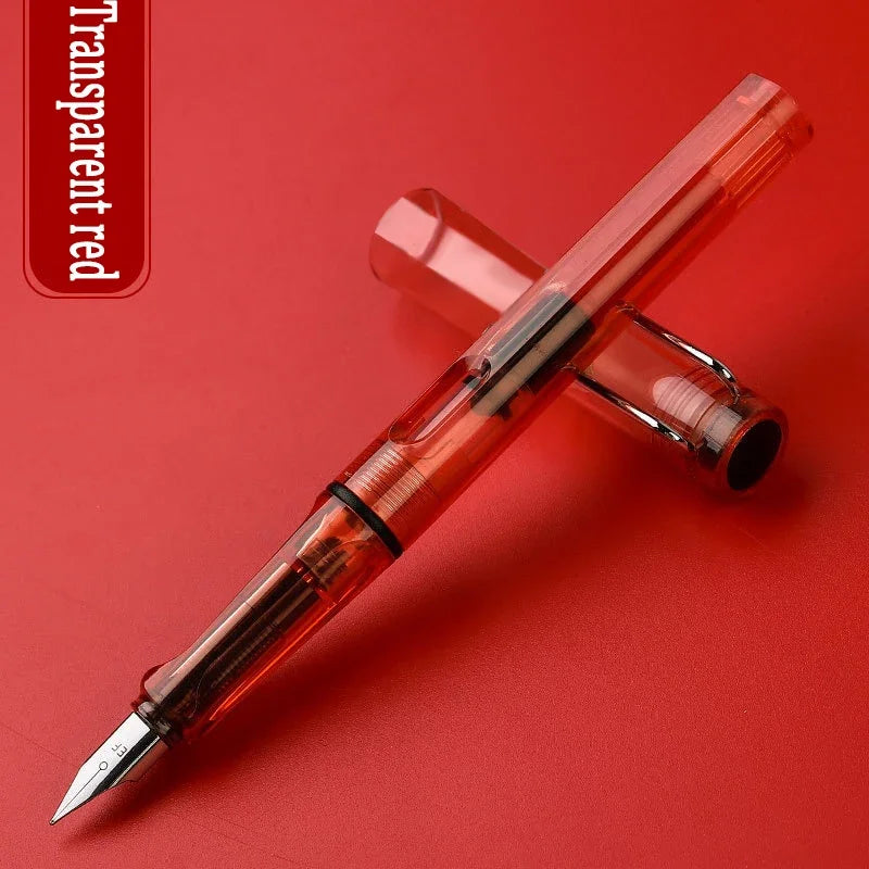 High-Quality Calligraphy Fountain Pen Luxury Ink Cartridge Writing Office School Supplies for Students