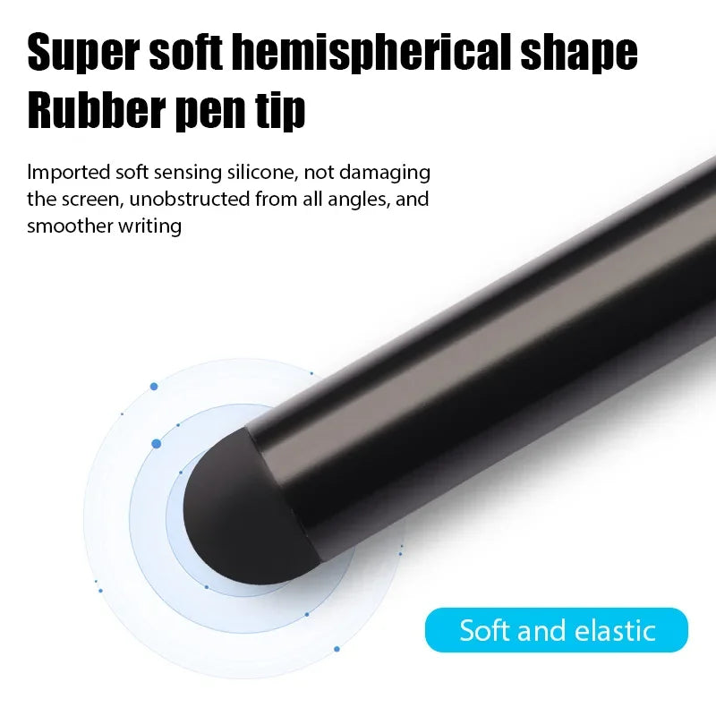 10pcs/lot Universal Capacitive Stylus Pens, High Precision Rubber Tip Touch Screen Pen for iPad iPhone Android Tablets & Smartph