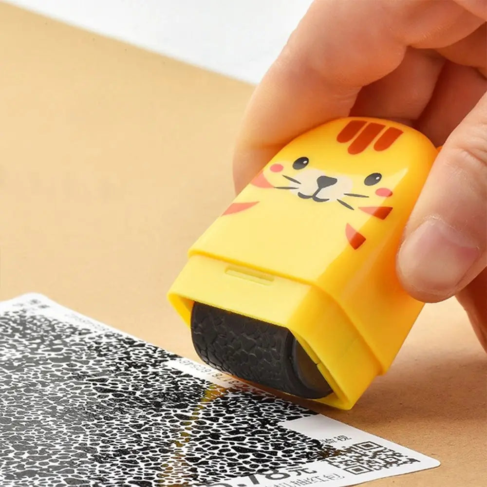 Express Bill Applicator Security Stamp Roller Express Unpacking Identity Protection Rolling Privacy Seal Privacy Applicator