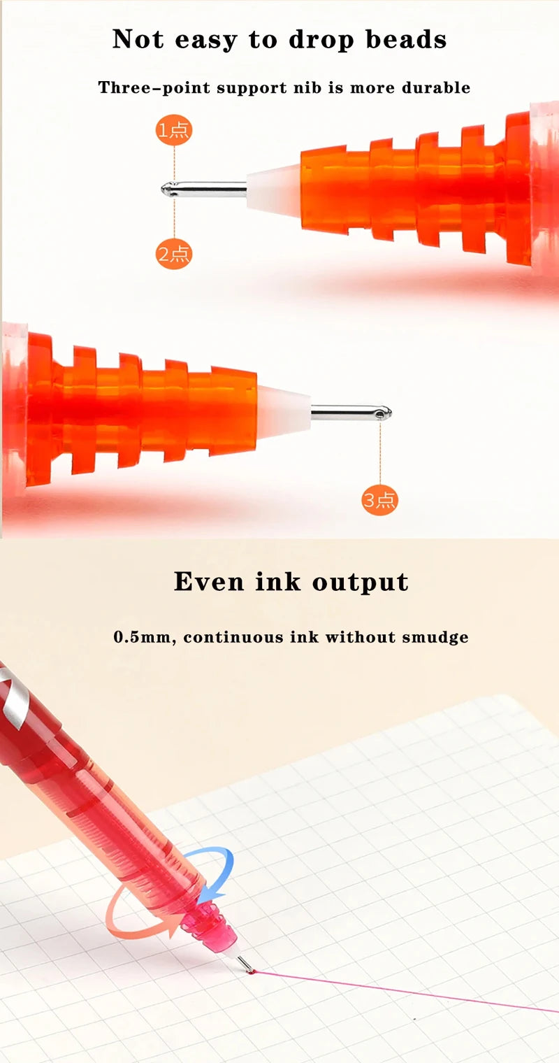 Japan PILOT Gel Pens BX-V5 Art Supplies Color Pen Office Accessories School Student Stationery Can Be Matched with Ink Bladder