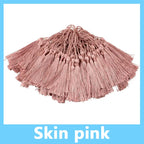 100pcs/Pack 13cm Tassel Silk Fringe Silky Floss Bookmark Tassels Mini Tassels for DIY Craft Jewelry Making Souvenir Bookmarks