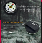 KANPAS Watch Band Compass Wrist Strap Compass Waterproof Mini Luminous  Magnetic for Outdoor,Camping,Hicking,Survival